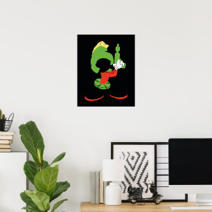 MARVIN THE MARTIAN™ Silhouette With Raygun Poster