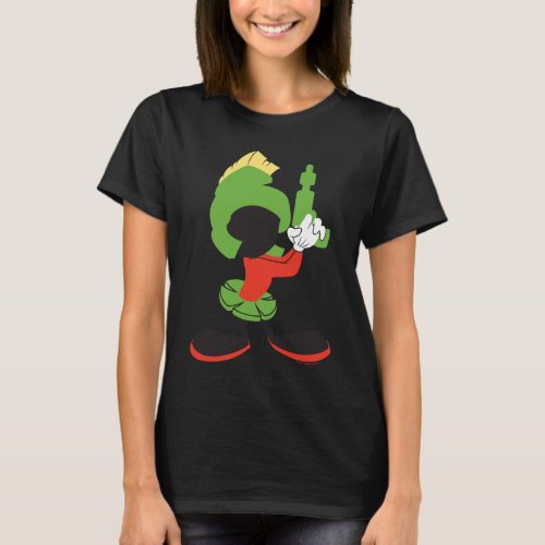 MARVIN THE MARTIANâ Silhouette With Raygun T_Shirt