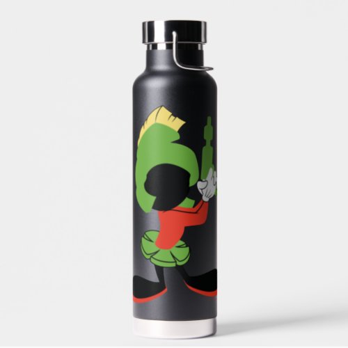 MARVIN THE MARTIANâ Silhouette With Raygun Water Bottle