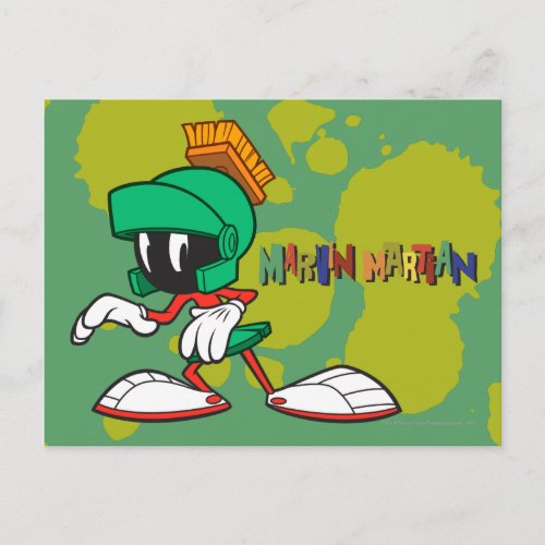 MARVIN THE MARTIAN Sneaking Postcard