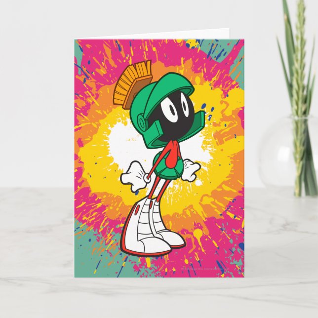 MARVIN THE MARTIAN™ Standing On Heels Card (Front)