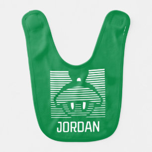 MARVIN THE MARTIAN™ Striped Icon Baby Bib