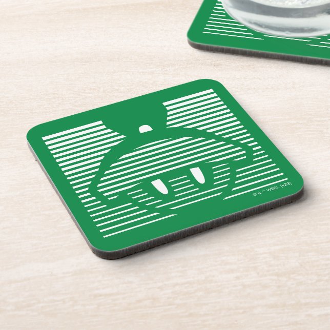 MARVIN THE MARTIAN™ Striped Icon Beverage Coaster (Left Side)