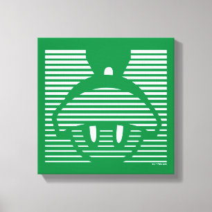 MARVIN THE MARTIAN™ Striped Icon Canvas Print