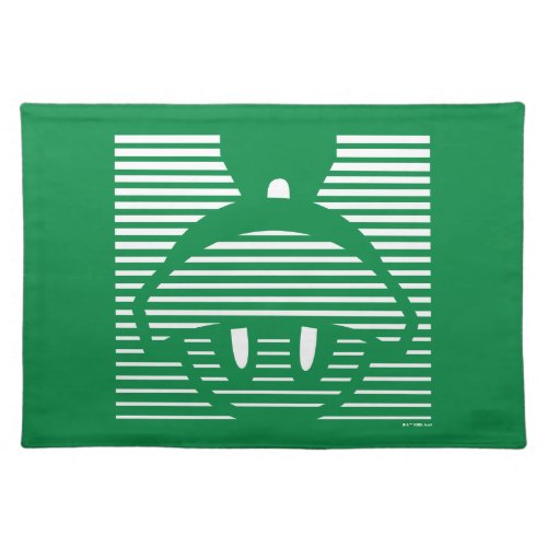 MARVIN THE MARTIANâ Striped Icon Cloth Placemat