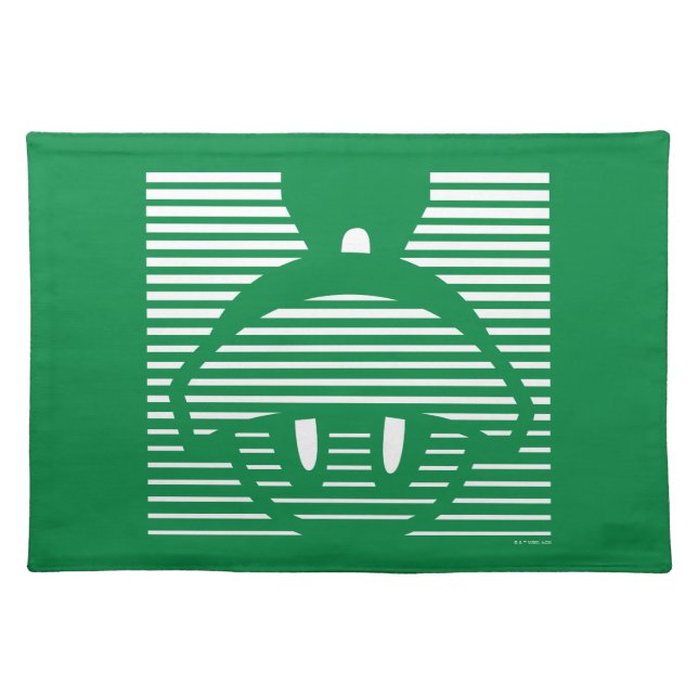 MARVIN THE MARTIAN™ Striped Icon Cloth Placemat (Front)