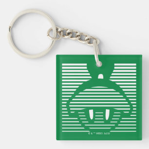 MARVIN THE MARTIAN™ Striped Icon Keychain
