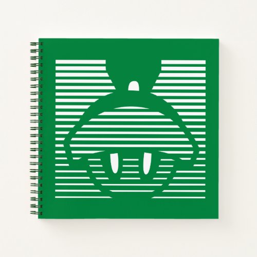 MARVIN THE MARTIANâ Striped Icon Notebook