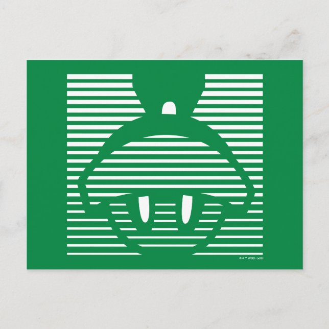 MARVIN THE MARTIAN™ Striped Icon Postcard (Front)