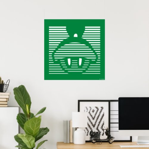 MARVIN THE MARTIANâ Striped Icon Poster
