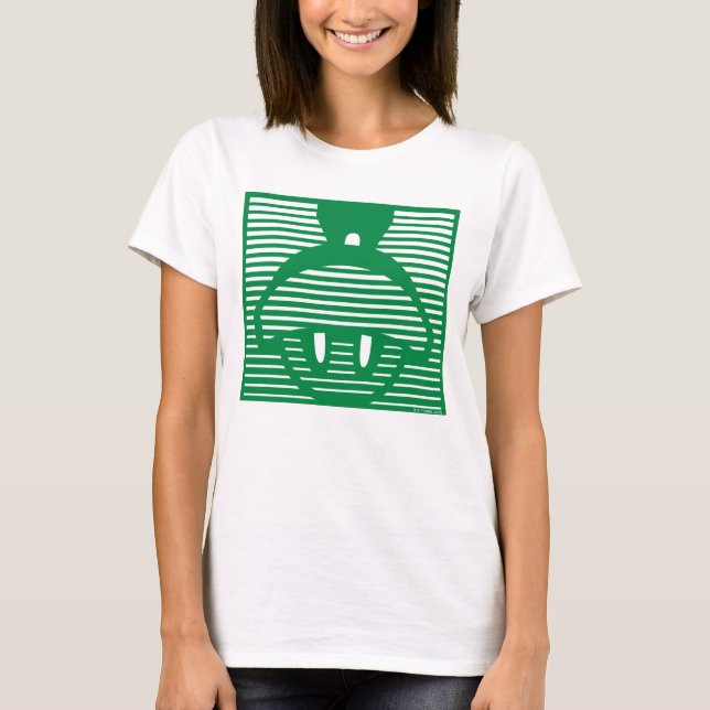 MARVIN THE MARTIAN™ Striped Icon T-Shirt (Front)