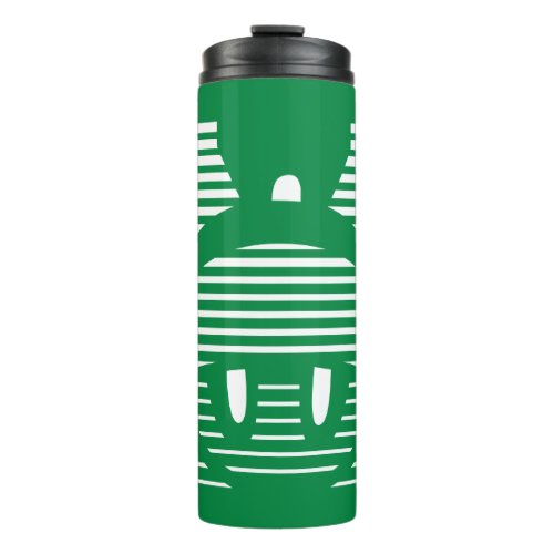 MARVIN THE MARTIANâ Striped Icon Thermal Tumbler