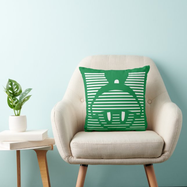 MARVIN THE MARTIAN™ Striped Icon Throw Pillow (Chair)