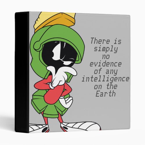 MARVIN THE MARTIANâ Thinking 3 Ring Binder