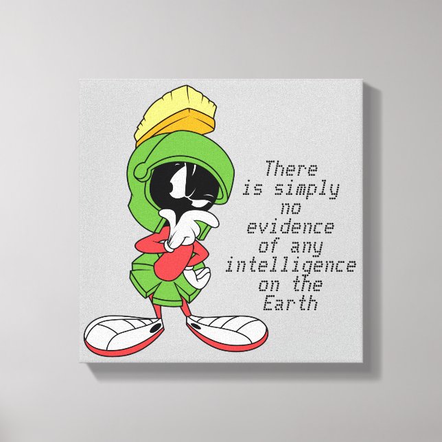 MARVIN THE MARTIAN™ Thinking Canvas Print (Front)