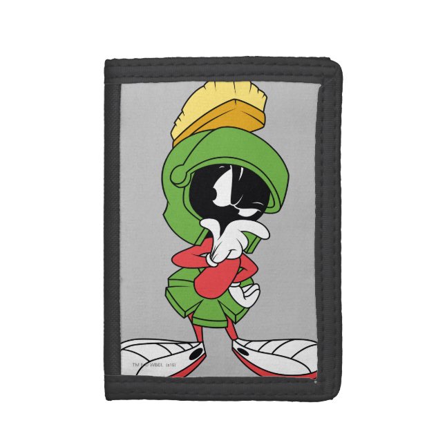 MARVIN THE MARTIAN™ Thinking Tri-fold Wallet (Front Vertical)