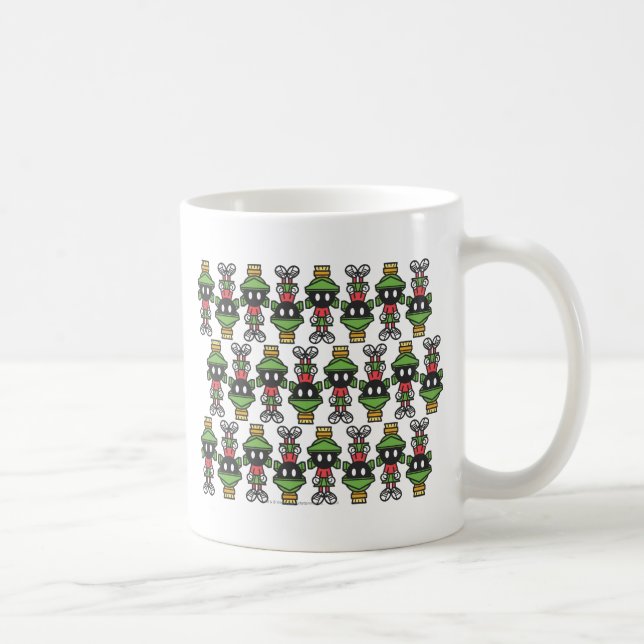 MARVIN THE MARTIAN™ Tiling Pattern Coffee Mug (Right)