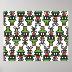 MARVIN THE MARTIAN™ Tiling Pattern Poster