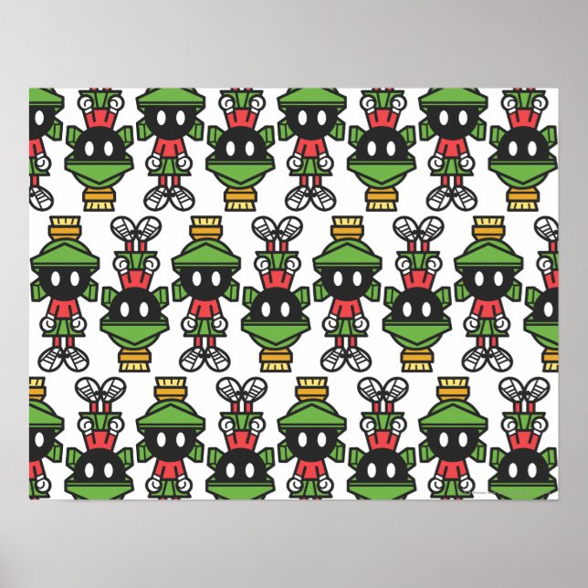 MARVIN THE MARTIAN™ Tiling Pattern Poster (Front)