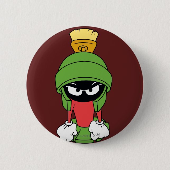 MARVIN THE MARTIAN™ Upset Button (Front)