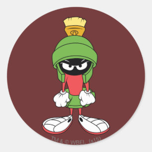 MARVIN THE MARTIAN™ Upset Classic Round Sticker