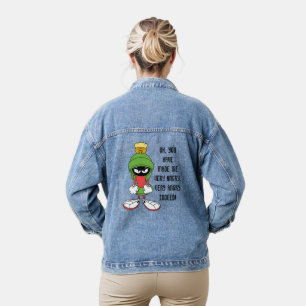 MARVIN THE MARTIAN™ Upset Denim Jacket