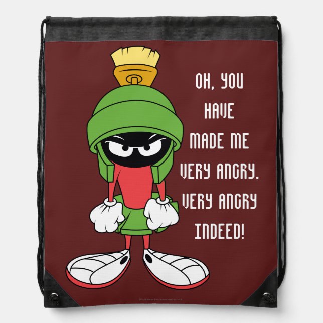 MARVIN THE MARTIAN™ Upset Drawstring Bag (Front)