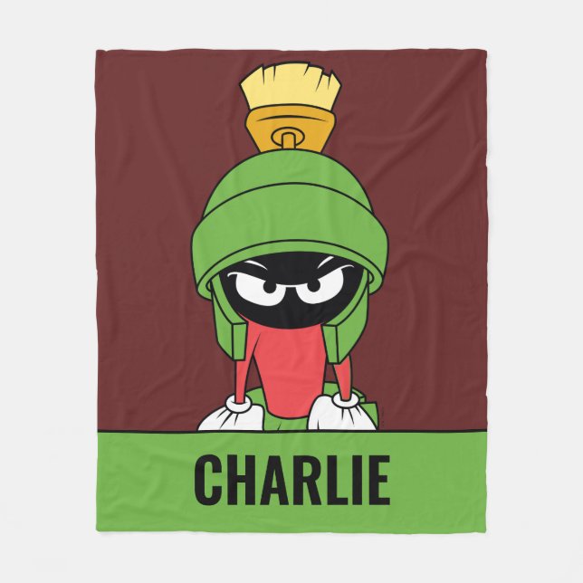 MARVIN THE MARTIAN™ Upset Fleece Blanket (Front)