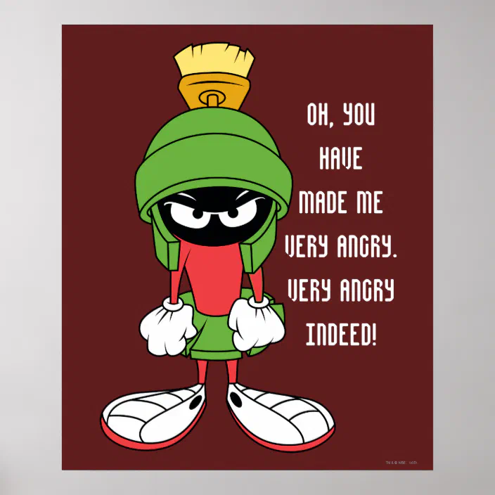 MARVIN THE MARTIAN ™ Upset Poster.