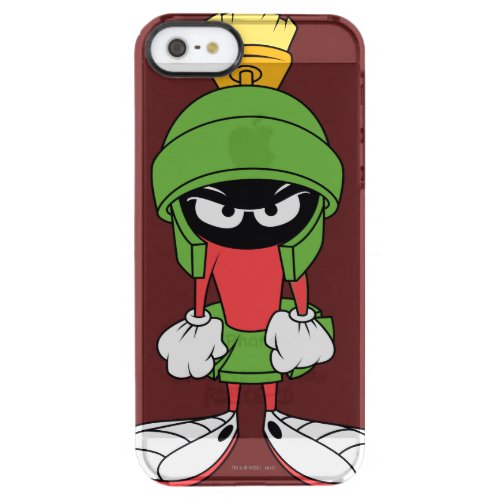 MARVIN THE MARTIAN Upset Clear iPhone SE55s Case