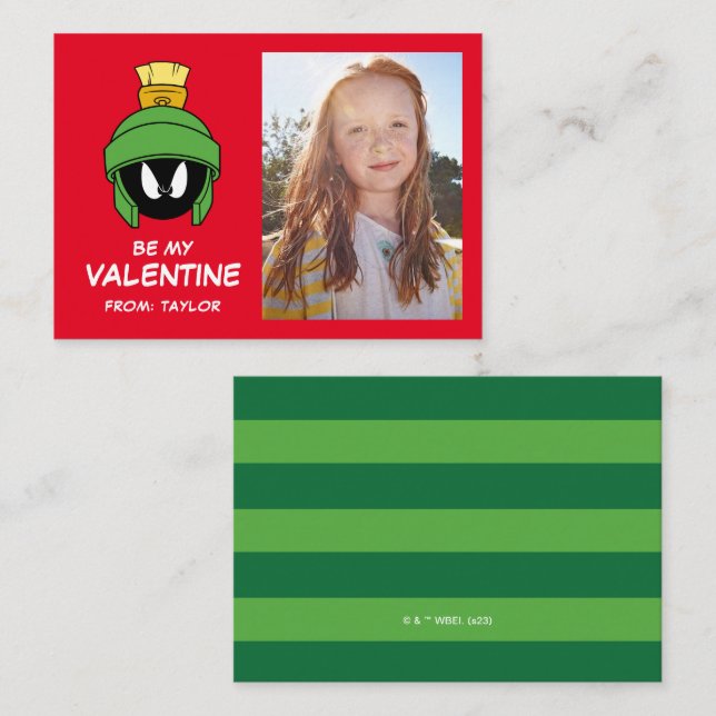 MARVIN THE MARTIAN™ | Valentine's Day Note Card (Front/Back)