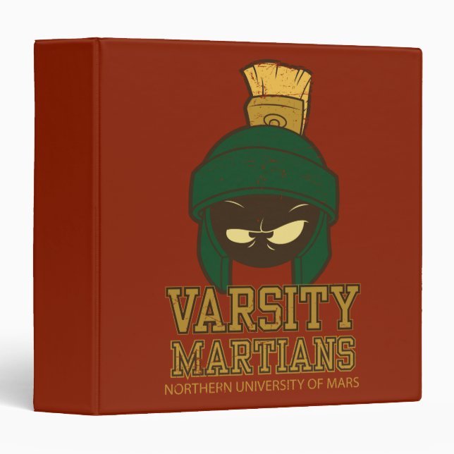 MARVIN THE MARTIAN™ Varsity Collegiate Graphic 3 Ring Binder (Front/Spine)
