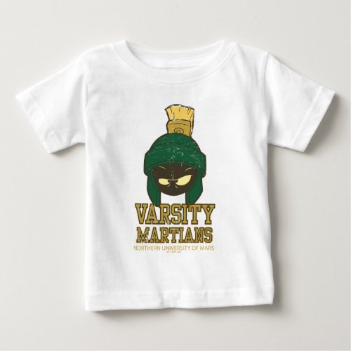 MARVIN THE MARTIANâ Varsity Collegiate Graphic Baby T_Shirt