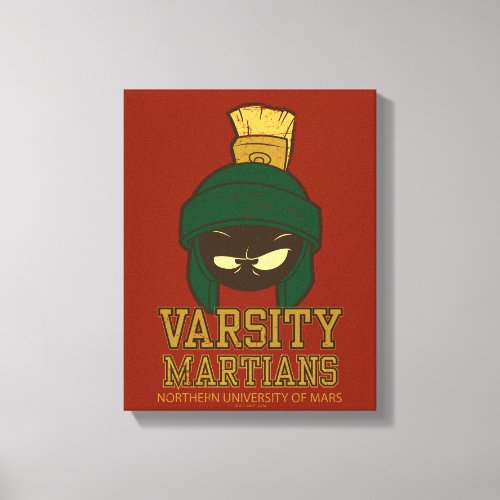 MARVIN THE MARTIAN Varsity Collegiate Graphic Canvas Print