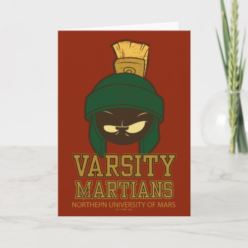 MARVIN THE MARTIANâ Varsity Collegiate Graphic Card