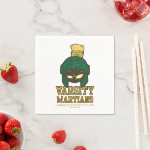 MARVIN THE MARTIAN™ Varsity Collegiate Graphic Napkins