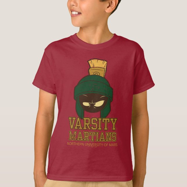 MARVIN THE MARTIAN™ Varsity Collegiate Graphic T-Shirt (Front)