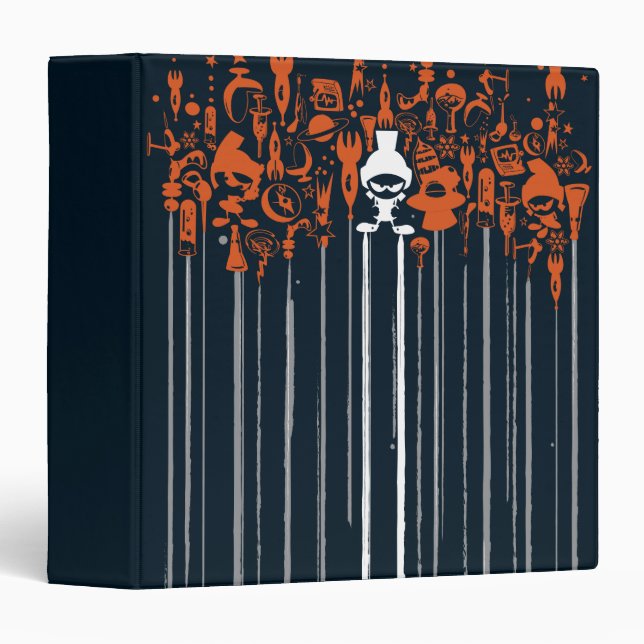 MARVIN THE MARTIAN™ Weapons of Mass Destruction 3 Ring Binder (Front/Spine)