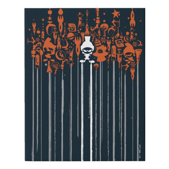 MARVIN THE MARTIAN™ Weapons of Mass Destruction Faux Canvas Print (Front)