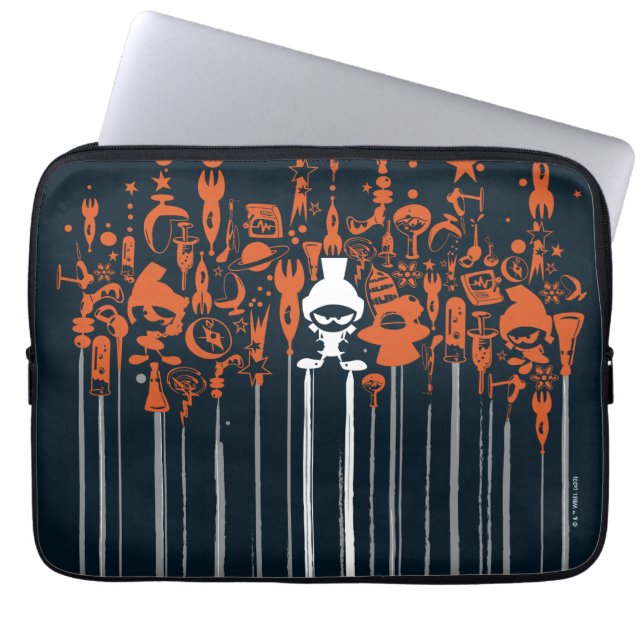 MARVIN THE MARTIAN™ Weapons of Mass Destruction Laptop Sleeve (Front)