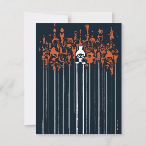 MARVIN THE MARTIAN Weapons of Mass Destruction Note Card