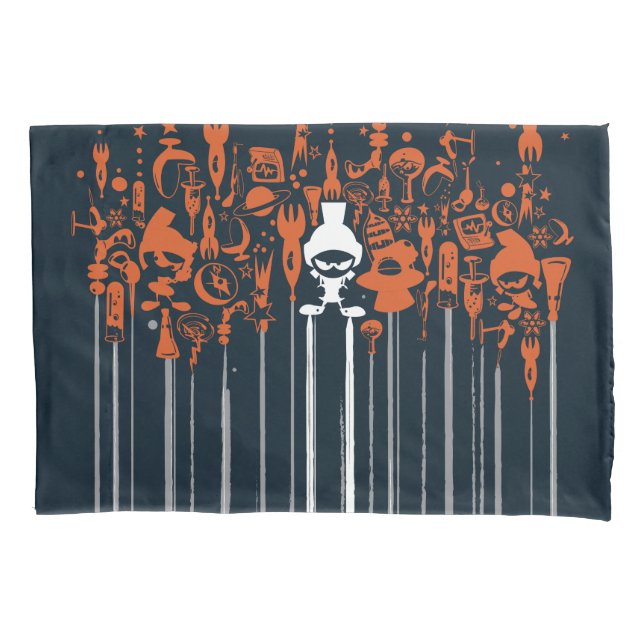 MARVIN THE MARTIAN™ Weapons of Mass Destruction Pillow Case (Front)