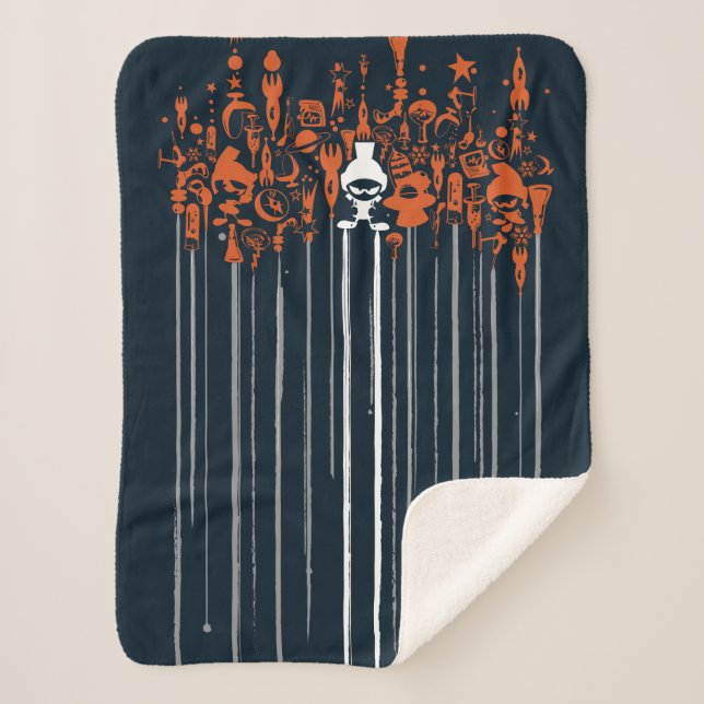 MARVIN THE MARTIAN™ Weapons of Mass Destruction Sherpa Blanket (Front)