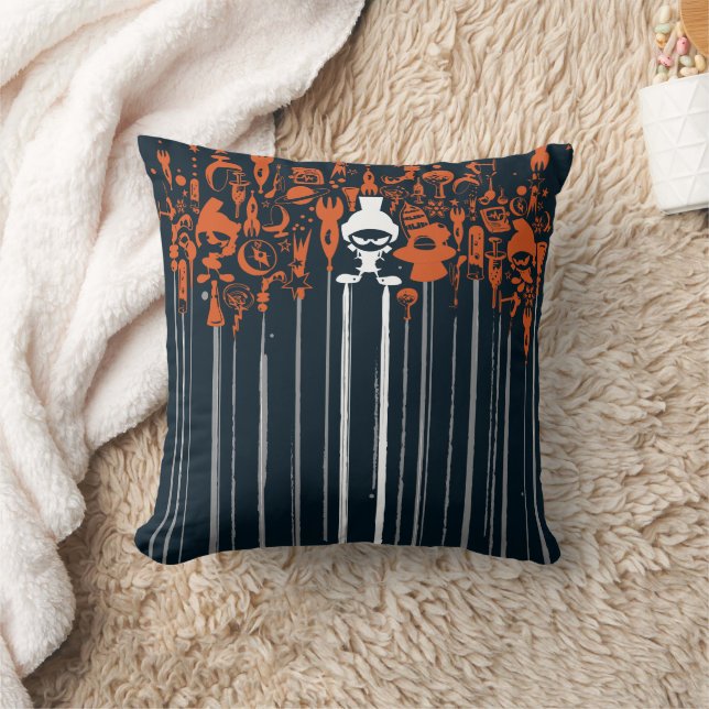 MARVIN THE MARTIAN™ Weapons of Mass Destruction Throw Pillow (Blanket)