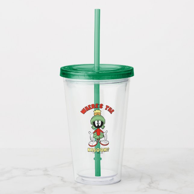 MARVIN THE MARTIAN™ Where's the Kaboom? Acrylic Tumbler (Front)