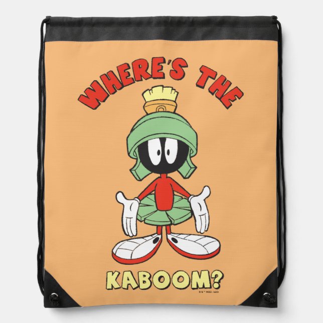 MARVIN THE MARTIAN™ Where's the Kaboom? Drawstring Bag (Front)