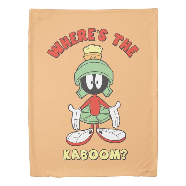 MARVIN THE MARTIAN™ Where's the Kaboom? Duvet Cover (Front)