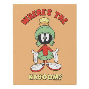 MARVIN THE MARTIAN™ Where's the Kaboom? Faux Canvas Print