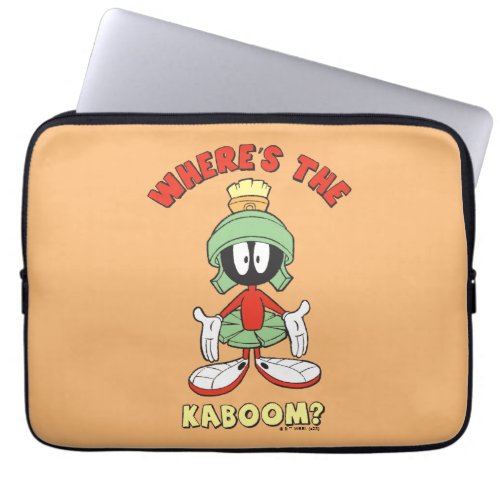 MARVIN THE MARTIANâ Wheres the Kaboom Laptop Sleeve