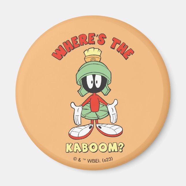 MARVIN THE MARTIAN™ Where's the Kaboom? Magnet (Front)